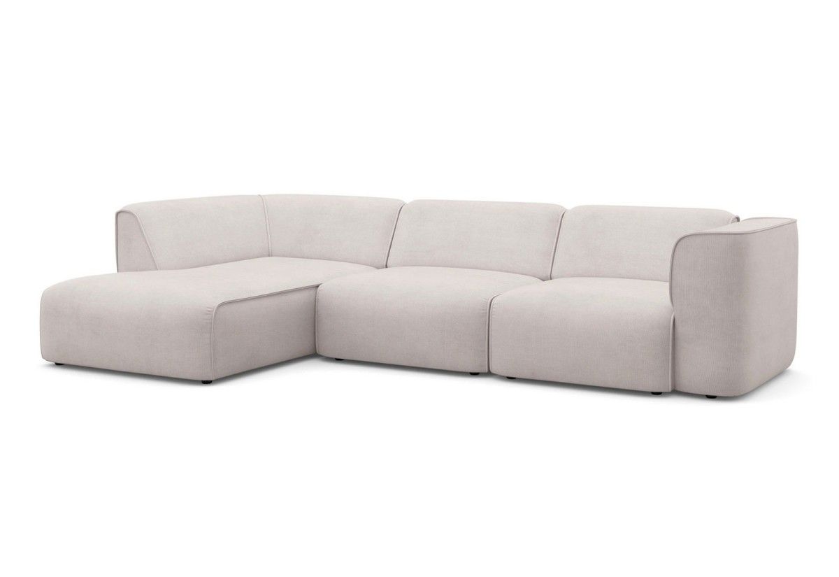 Beige Ecksofa