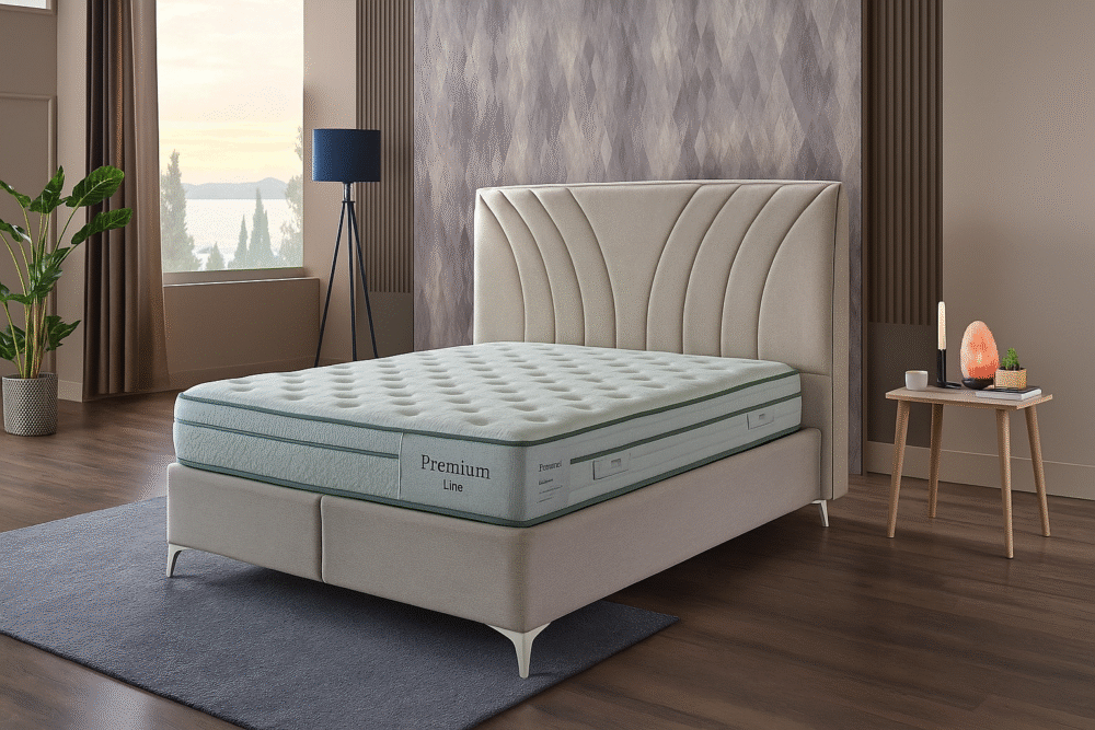 Boxspringbett + Kopfteil Verso+ Matratze Premium Line