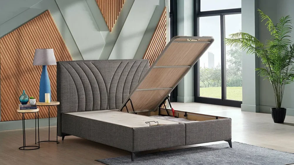 Boxspringbett + Kopfteil Toria+ Matratze Premium Line – Bild 3