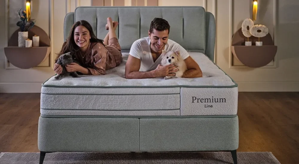Boxspringbett + Kopfteil Toria+ Matratze Premium Line – Bild 2